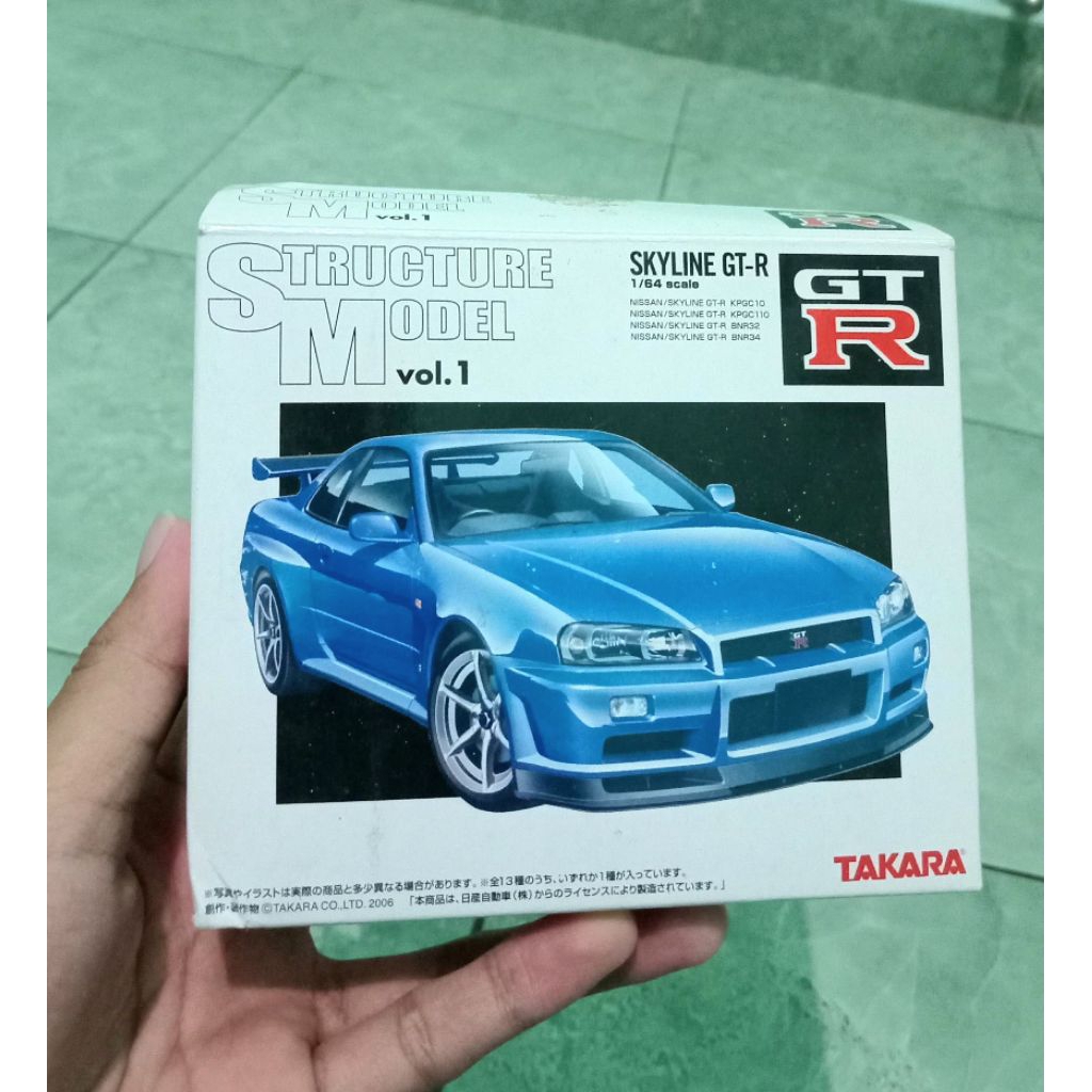 Takara 1/64 Structure Model Vol.1 Nissan Skyline GT-R KPGC110