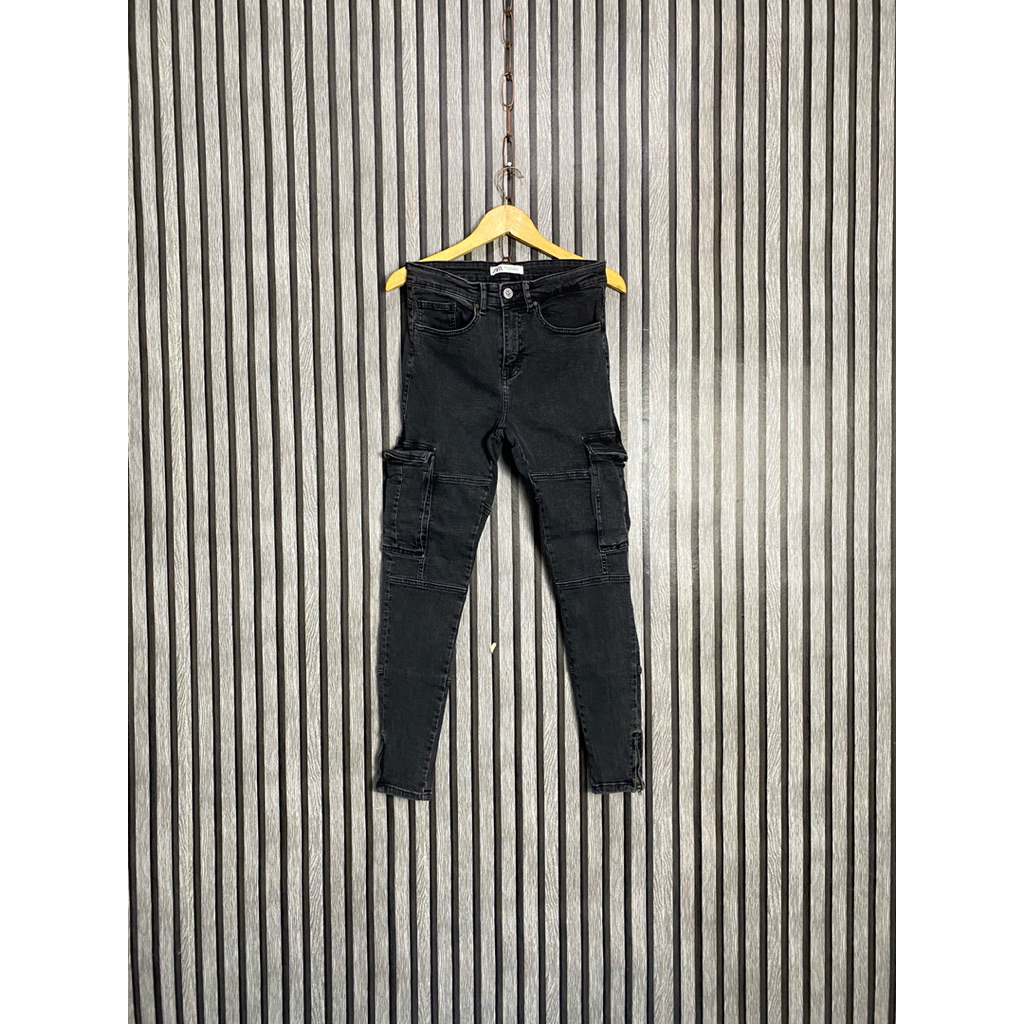 Celana Panjang Jeans Pria Cargo ZARA (LIMITED EDITION)