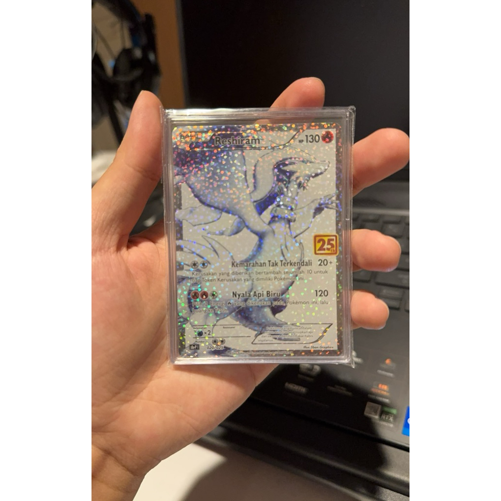 RESHIRAM 25th anniversary s8a-p 020/025 POKEMON TCG INDONESIA