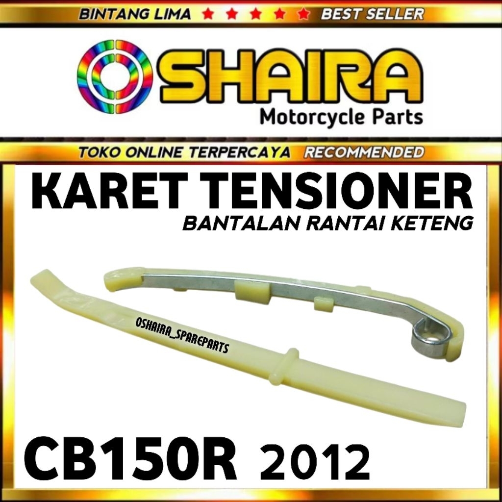 KARET LIDAH TENSIONER CB150R 2012 / BANTALAN RANTAI KETENG CB150R 2012 BANTALAN KARET TENSIONER CB15