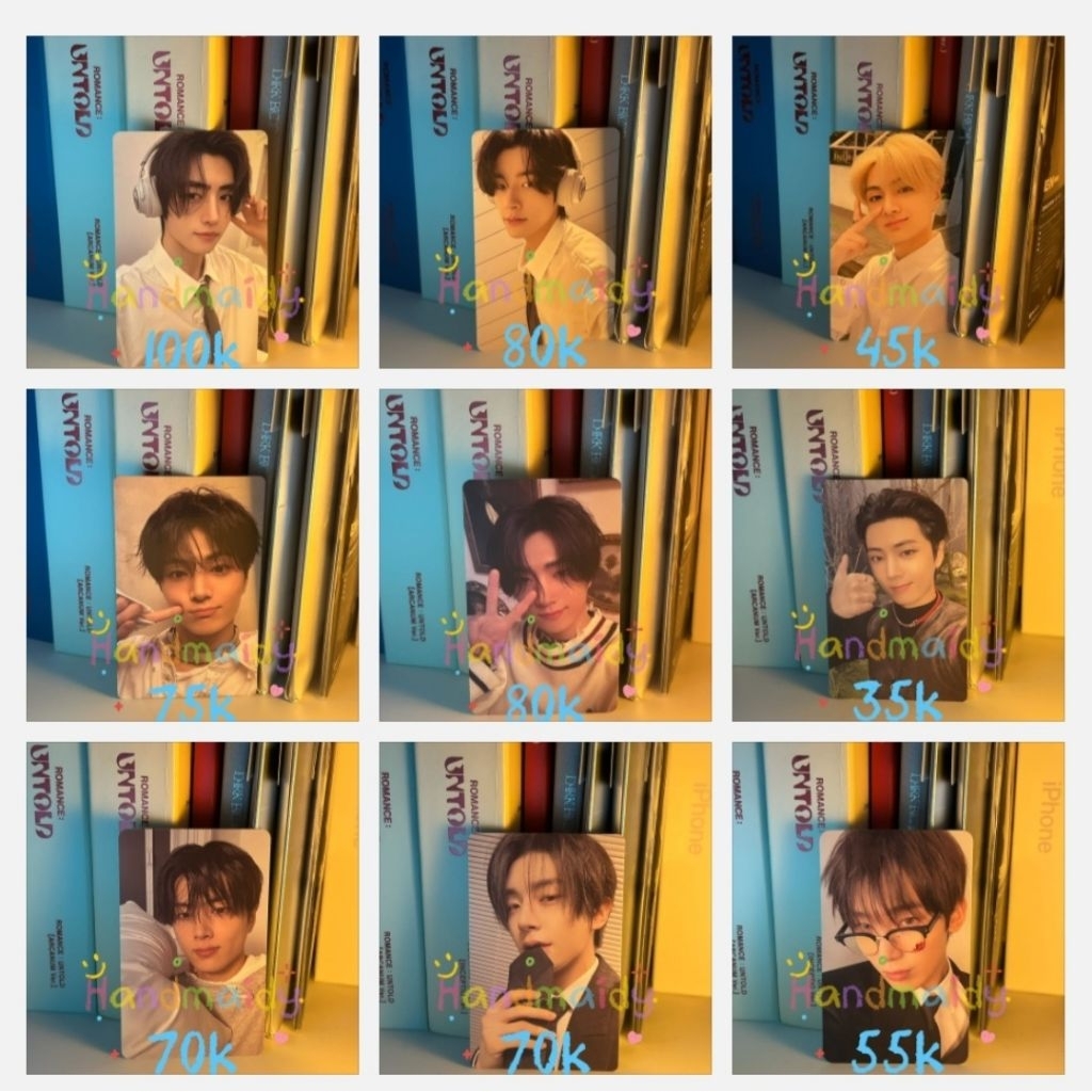 sharing photocard official enhypen dicon pob enniversary wtl jungwon heeseung jay jake sunghoon suno