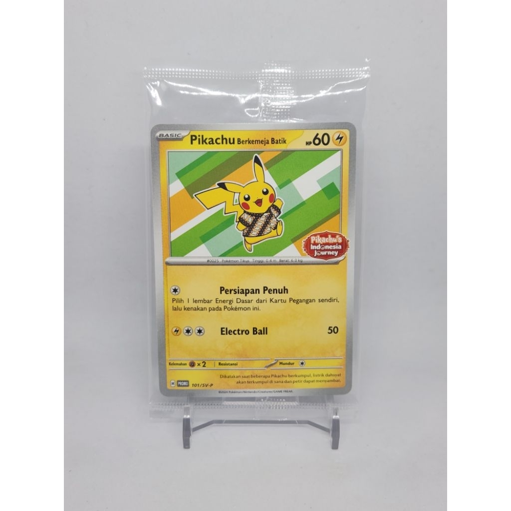 Pikachu Berkemeja Batik V1 SEALED