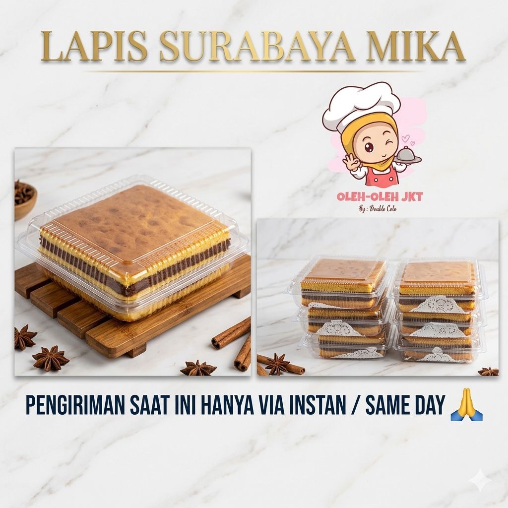 Lapis Surabaya Mika / Kue Lapis Surabaya Double Cola / Lapis Surabaya Homemade