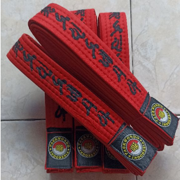 Sabuk Taekwondo Warna Merah
