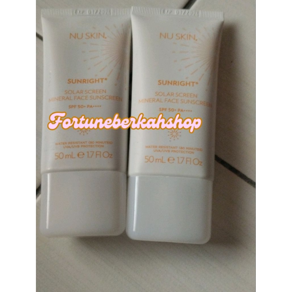 SUNRIGHT SOLAR SCREEN ED 07/2027 Sunright NuSkin® Sunscreen NuSkin® Sunblock NuSkin®