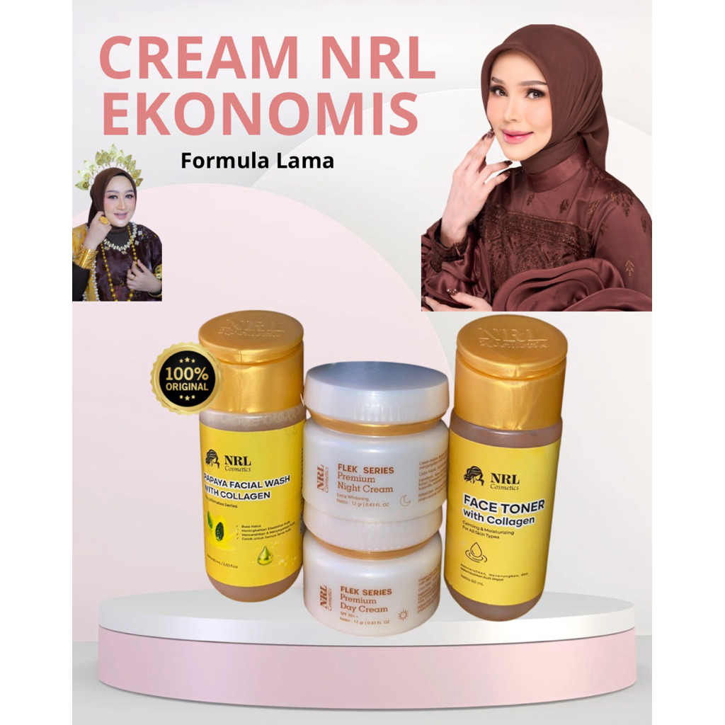 CREAM NRL ORIGINAL GLOWING, FLEK, ACNE SERIES (FORMULA LAMA)