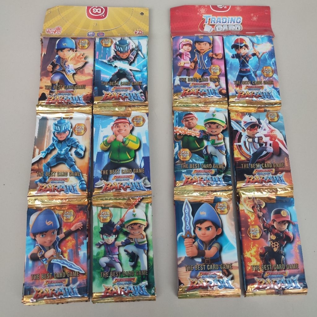 Kartu Trading Card Boboiboy | Pokemon | Naruto Mainan anak