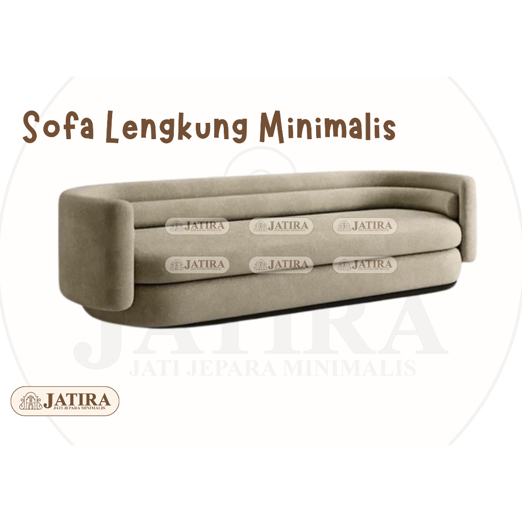 Sofa Lengkung Minimalis | Sofa Curved Minimalis Murah Palembang