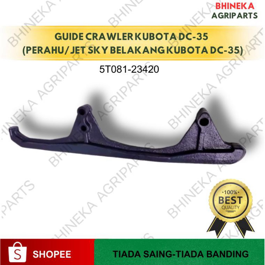 GUIDE CRAWLER KUBOTA DC-35 (perahu/jet sky belakang kubota dc-35)  COMBINE HASVESTER|SPAREPART|KUBOT