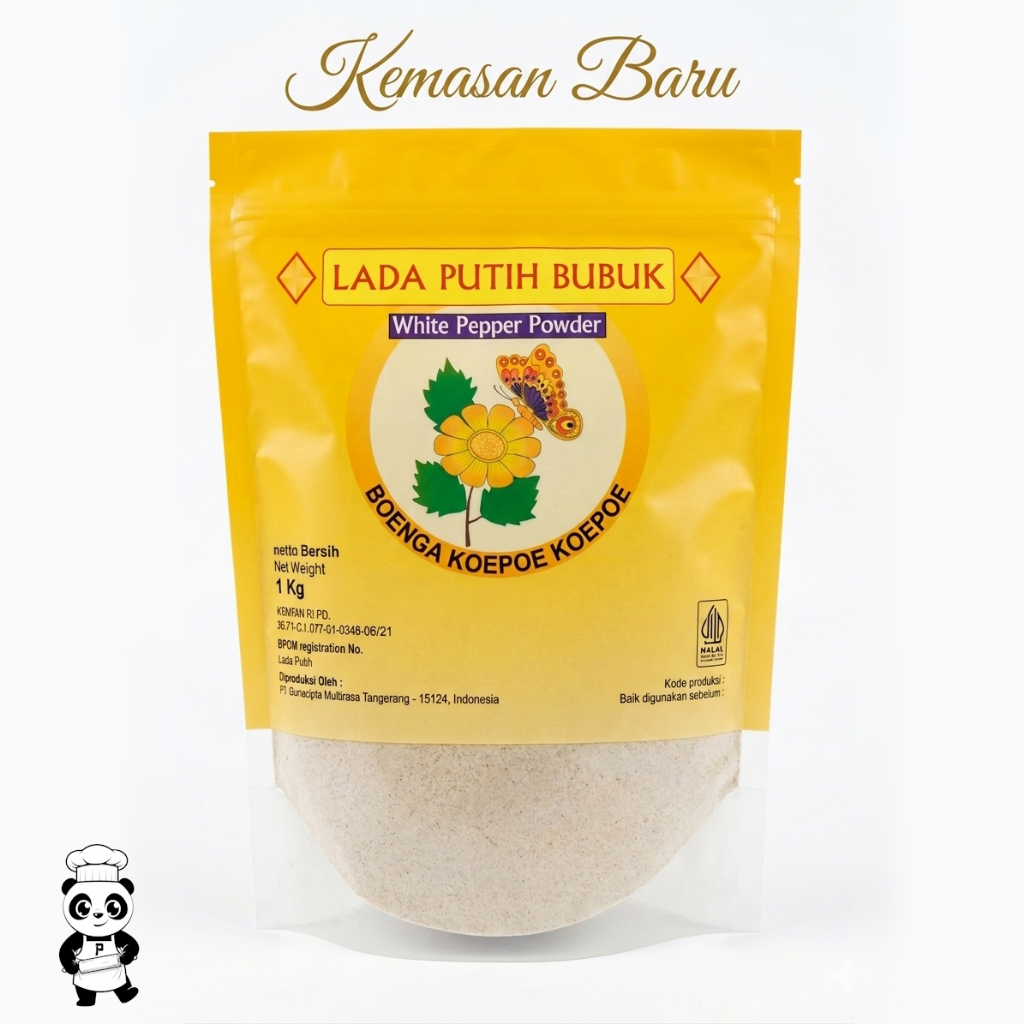 Boenga Koepoe Koepoe Lada Putih Bubuk Merica 1Kg