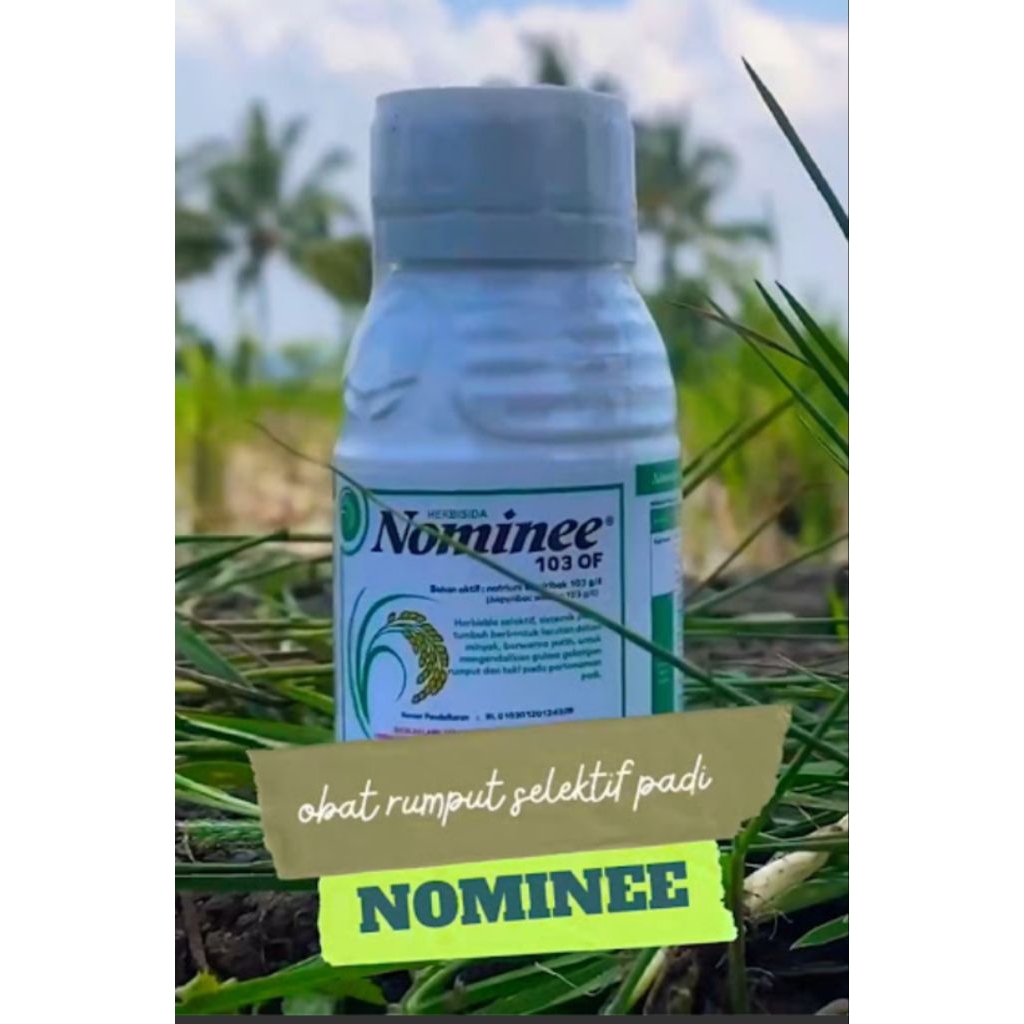 Racun rumput NOMINEE 100ml - Pengendali Gulma Rumput, Efektif, Aman untuk Tanaman