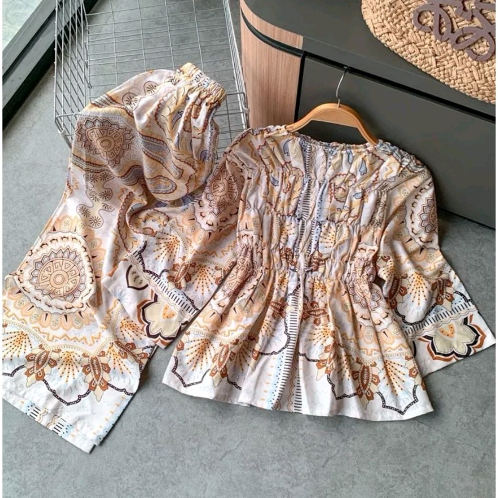 ONESET JUWITA SMOKE RAYON | ONESET LENGAN BALON | ONESET KERUTAN | ONESET KEKINIAN VIRAL MURAH PREMI