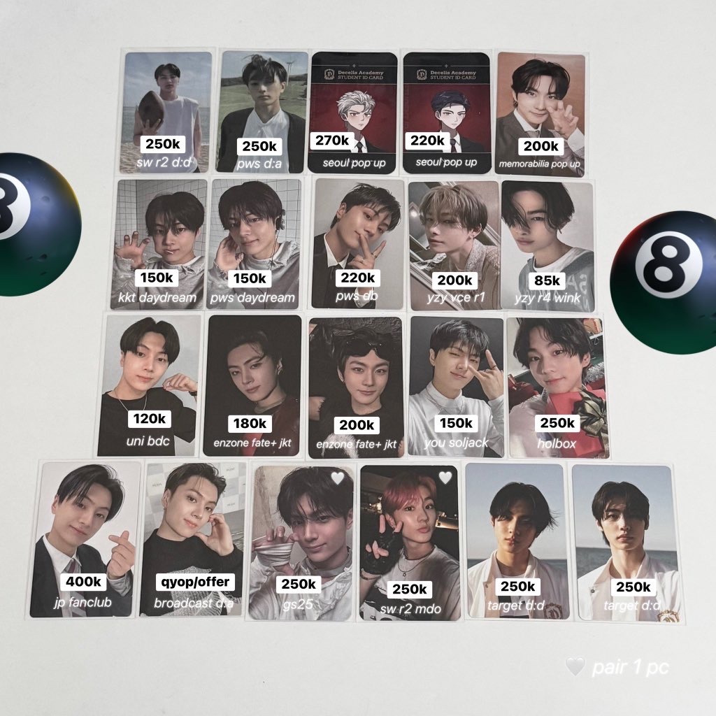 clearance sale enhypen photocard jungwon heeseung jay jake sunghoon sunoo ni-ki niki mkm mdo manifes