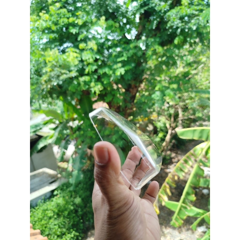 Mika lampu depan honda c700 c800 super cup bening