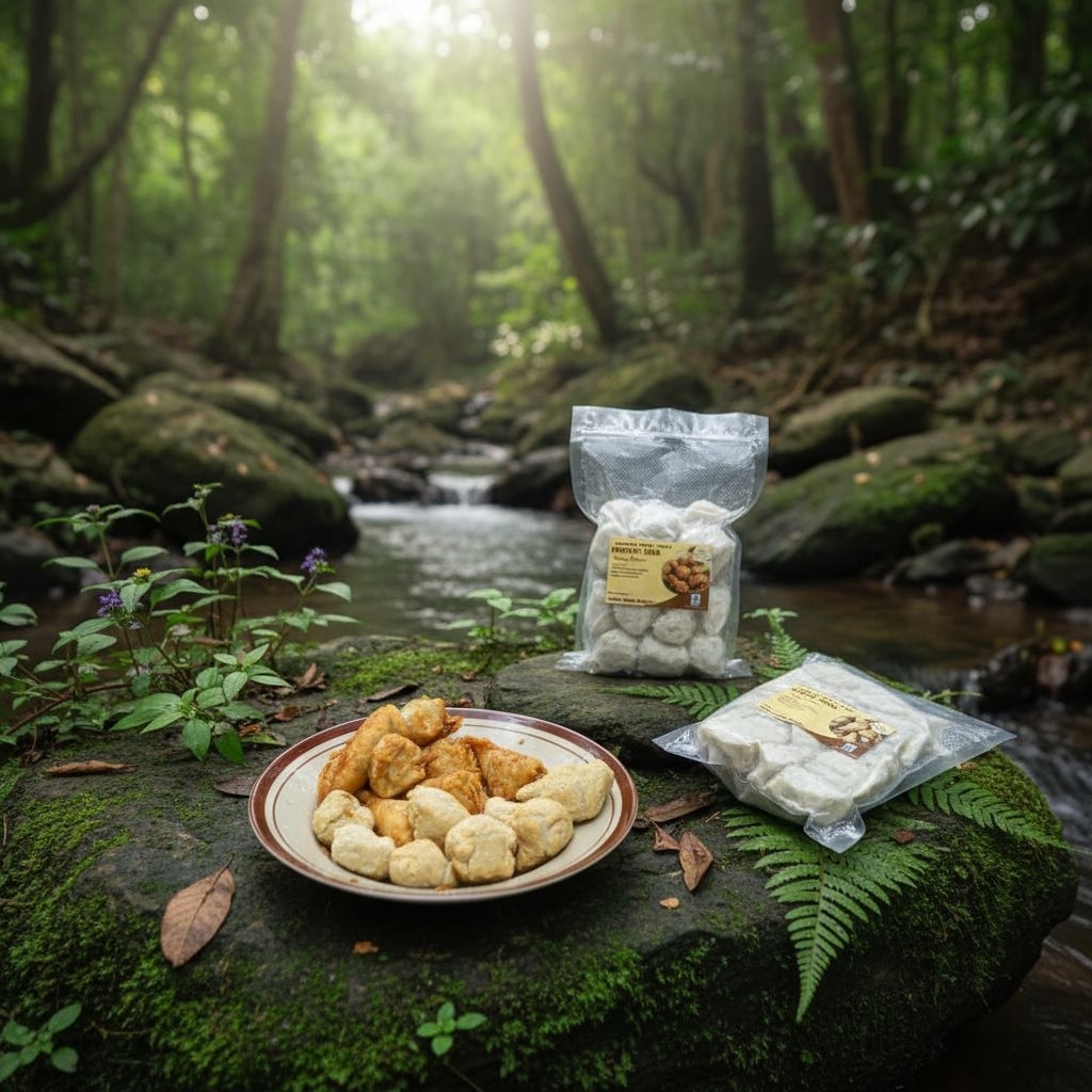 Cemilan Tegal Empuk Empuk Ikan dan Keong Racun