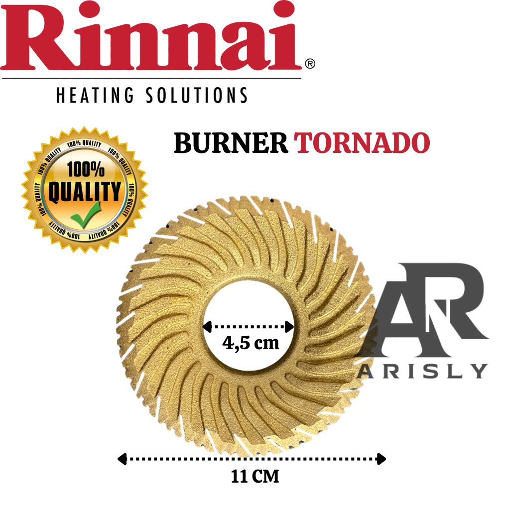 BURNER KOMPOR GAS RINNAI TORNADO BURNER KUNINGAN TORNADO KOMPOR GAS RINNAI