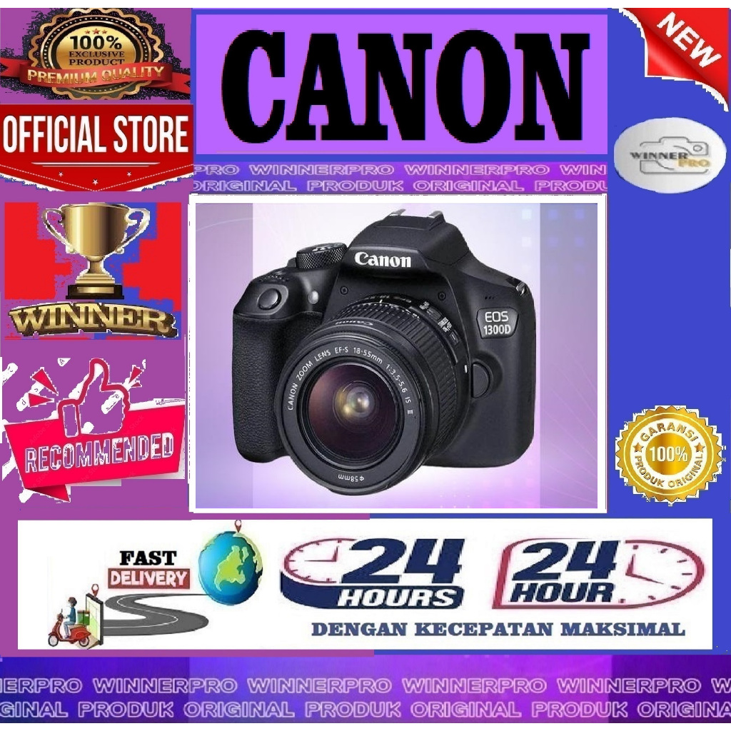 KAMERA CANON EOS 1300D KIT 18-55mm / CANON 1300D / EOS 1300D