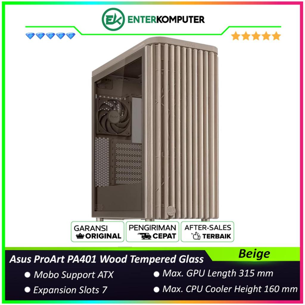 Asus ProArt PA401 Wood Edition Beige - Tempered Glass Panel / Casing PC