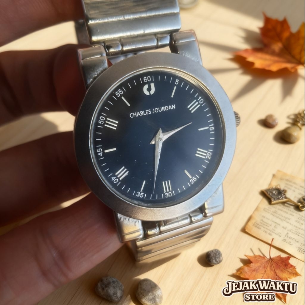 Jam Tangan Pria Wanita Charles Jourdan Paris Japan Movt Bekas Siap Pakai