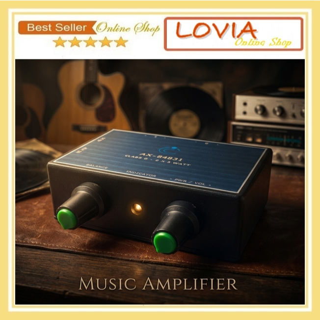 Ampli Rakitan Amplifier Miniatur Class-D 5V 2X3 Watt Siap Pakai AX-84831