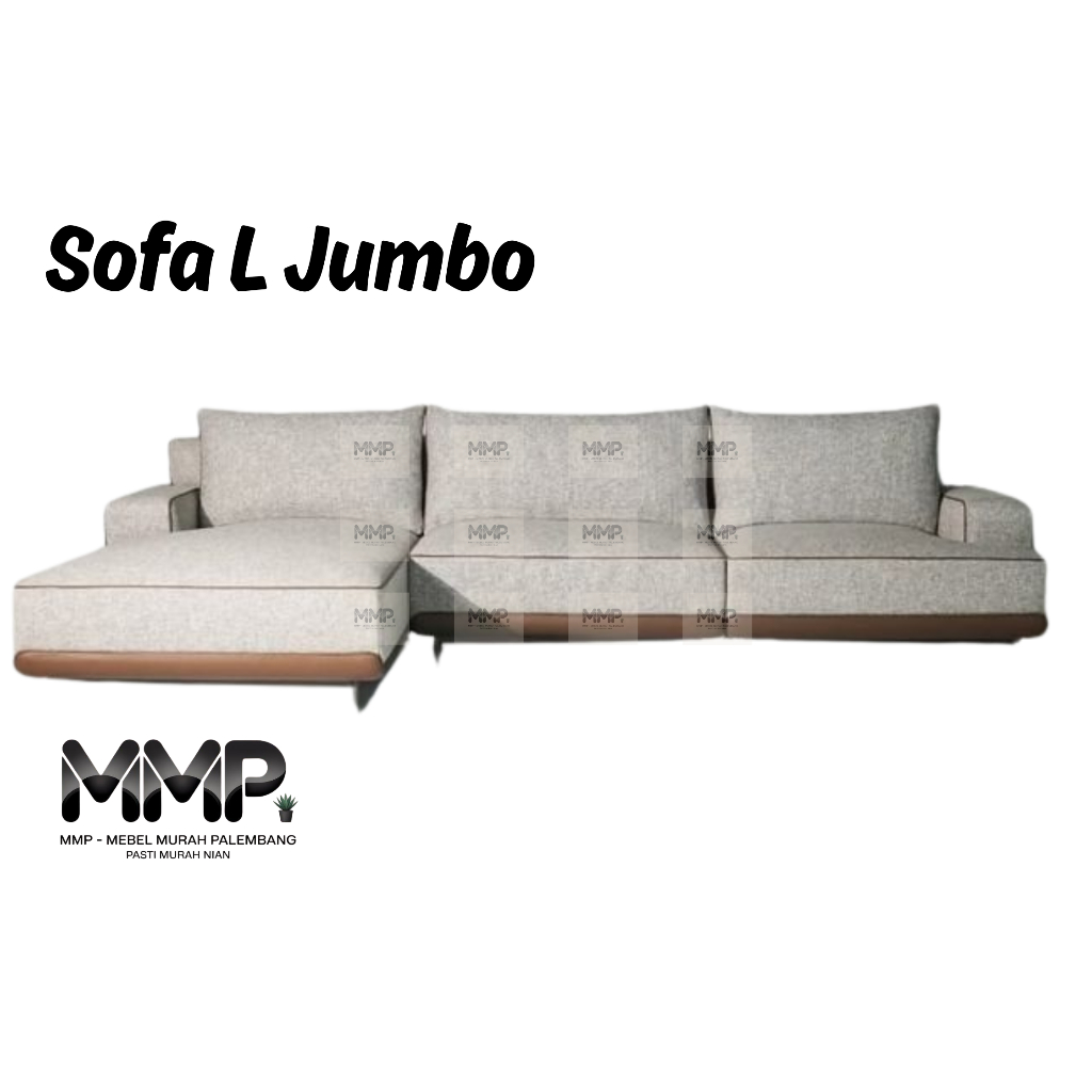 Sofa L Jumbo Minimalis | Sofa L Minimalis Murah Palembang