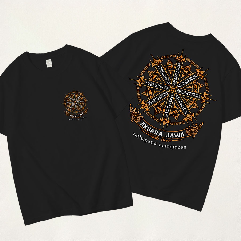 Kaos Aksara Jawa Java Culture Baju Pria Wanita cotton 24s