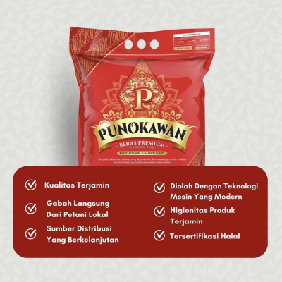 Beras Premium Befood Punokawan Kemasan 5 Kg
