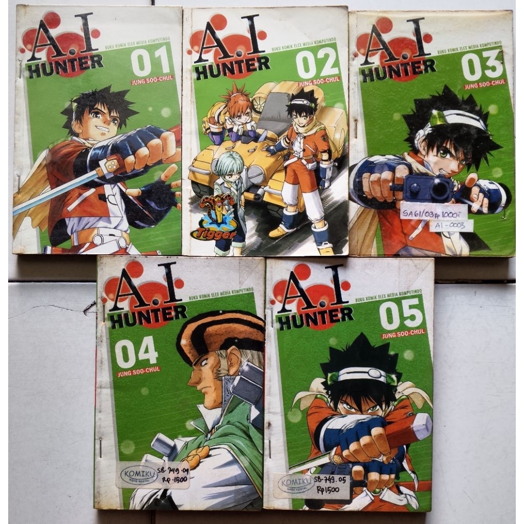 Komik A.I. Hunter Set 1-5 Tamat