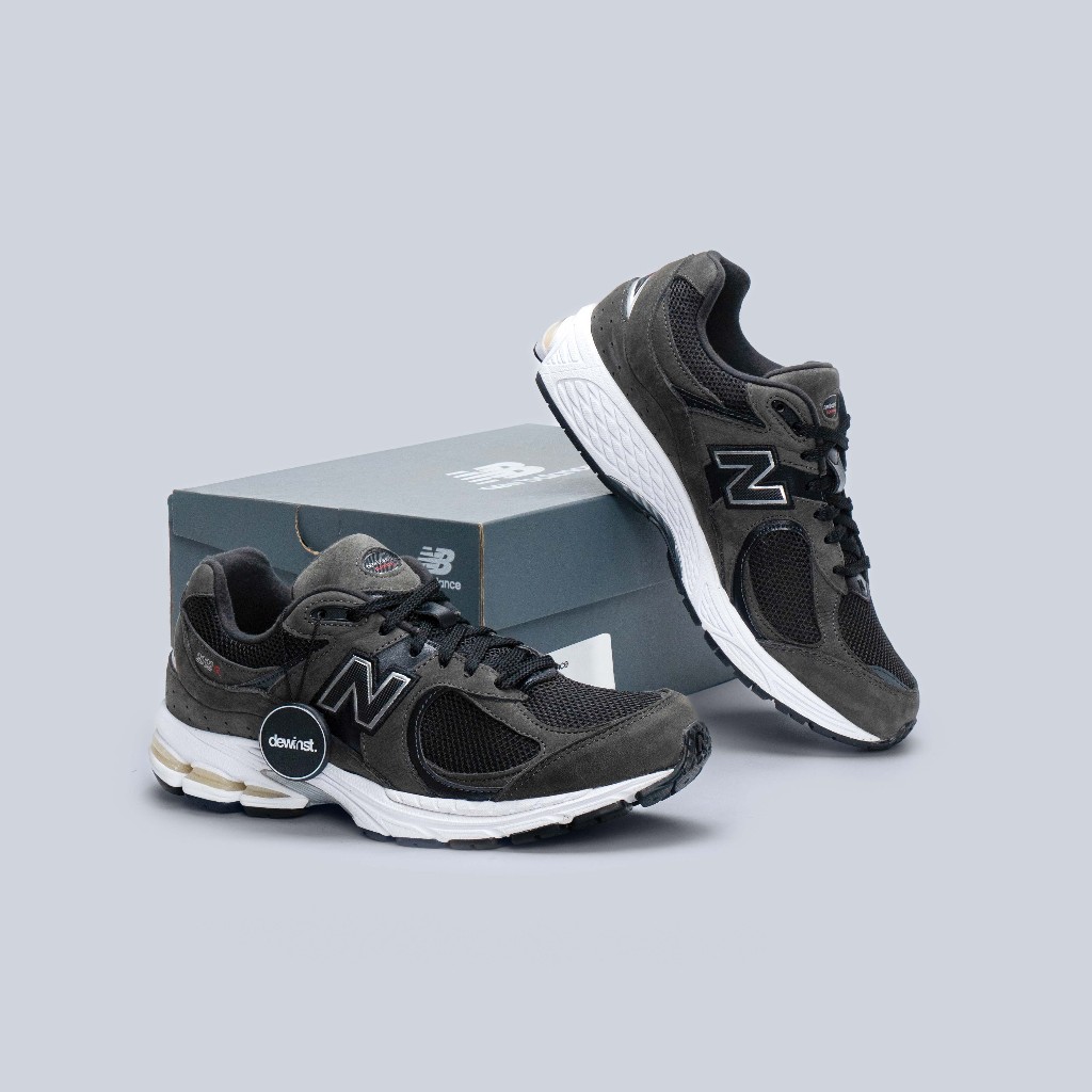 New Balance 2002R Black Grey
