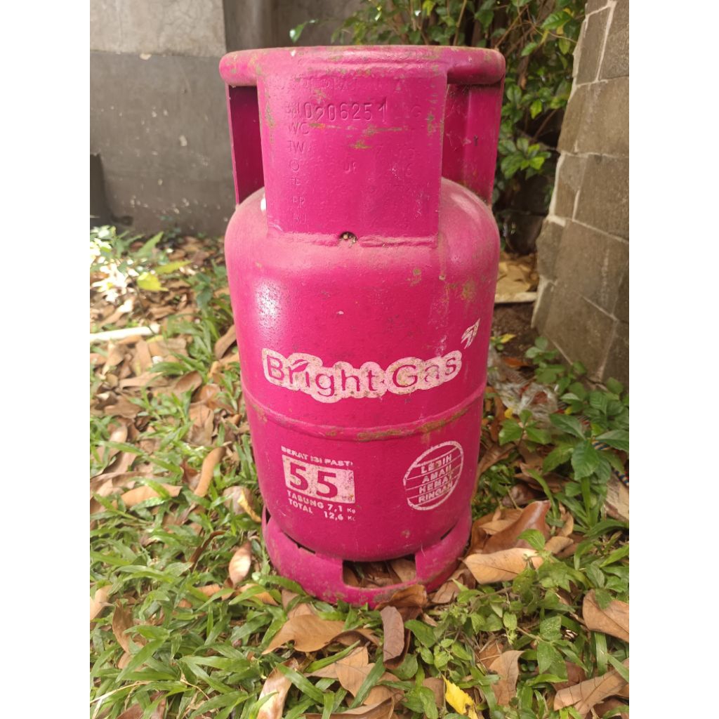 Tabung Gas Bright Gas 5.5 Kg Kosongan - Tabung Kosong Siap Isi Ulang