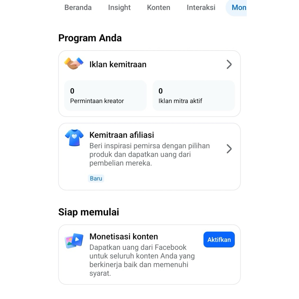 Halaman Pb Siap Monetisasi – Status Siapkan MK / Setup Ad Breaks – Akun Organik & Aman