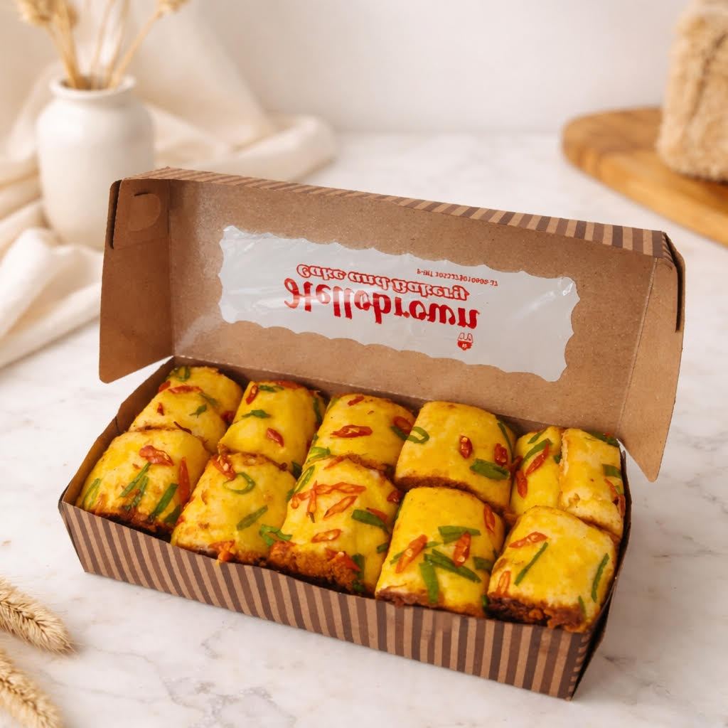 Roti Abon Gulung Box | Roti