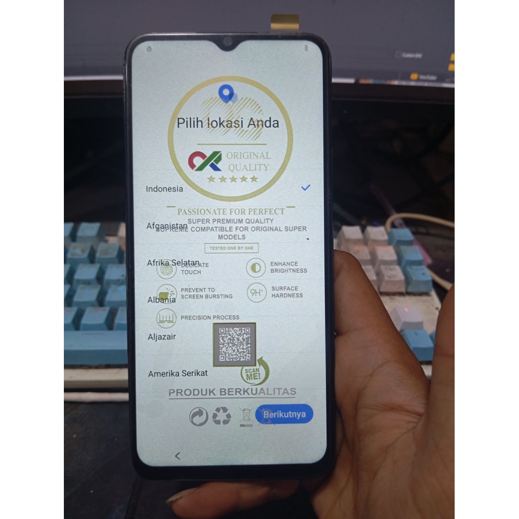 mesin Vivo y17s unit minus lcd