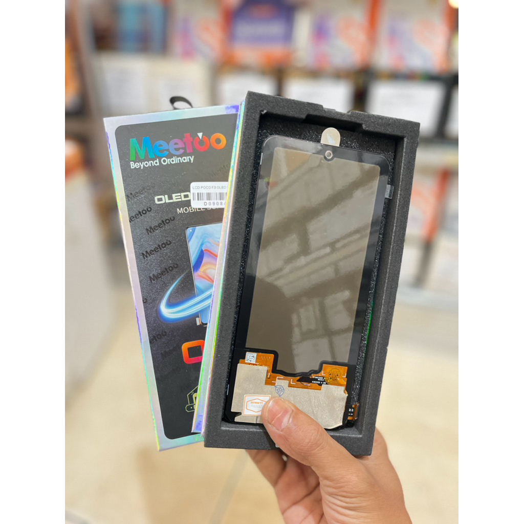 LCD OLED 1:1 POCO F3 5G / F4 5G / K40 MEETOO ORIGINAL SUPPORT FINGERPRINT ORIGINAL BERGARANSI TERMUR