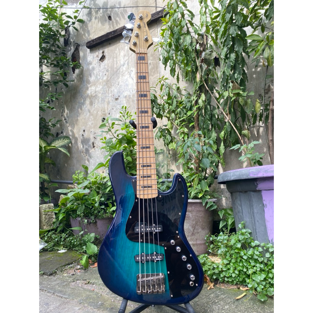 bass fender marcus miller 5st replika aktif