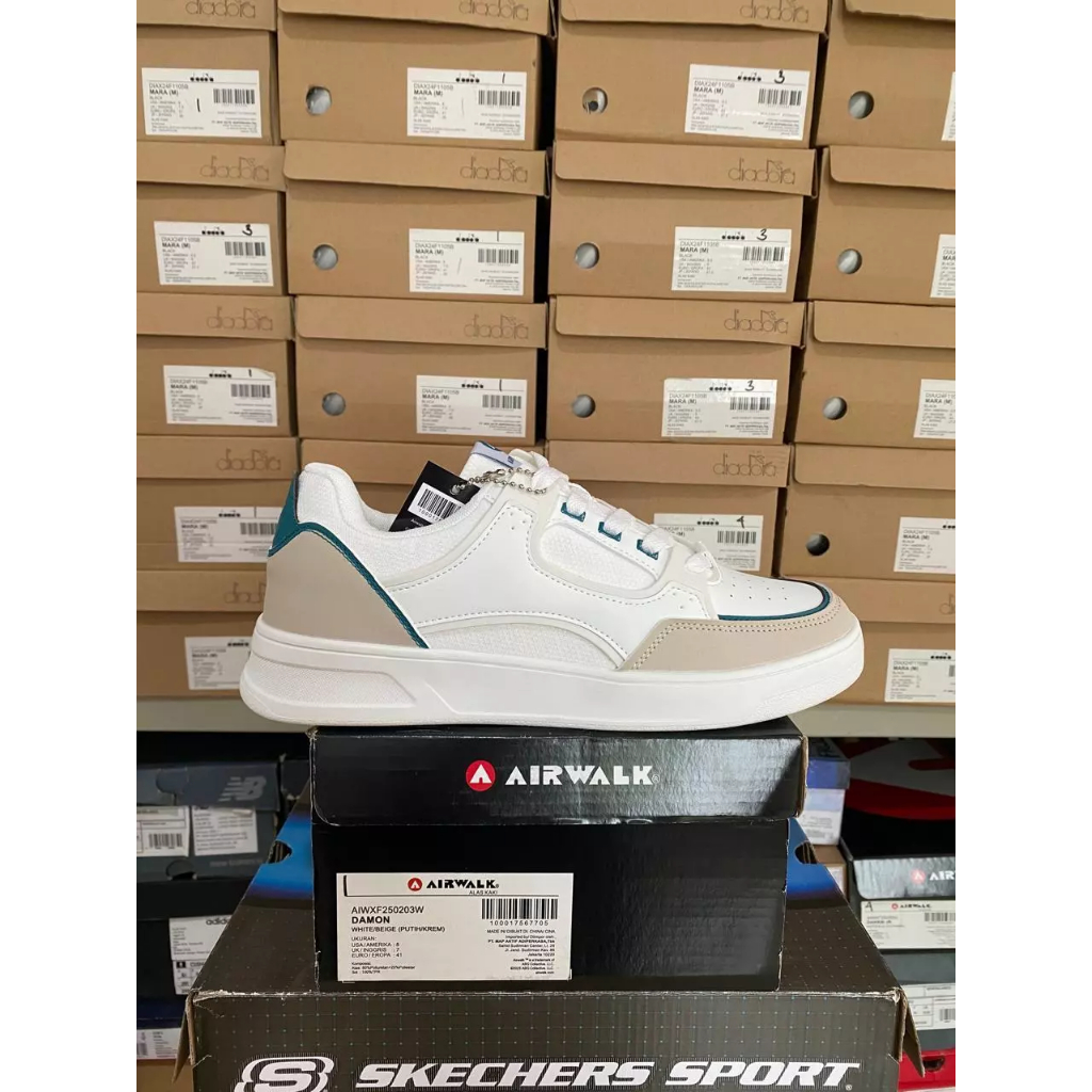 Airwalk Damon White/Beige Sepatu Pria Airwalk Original