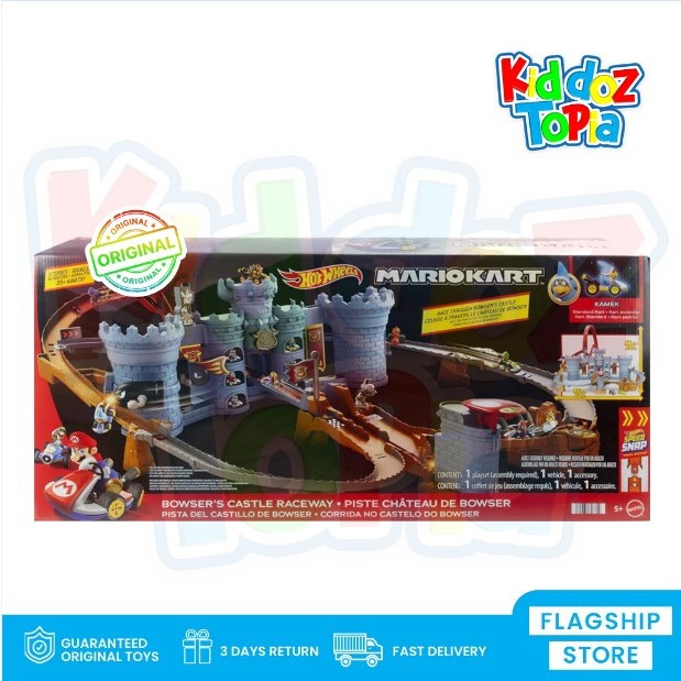 Hot Wheels HOTWHEELS Mario Kart Bowser's Castle Track Set JHD24 GLC