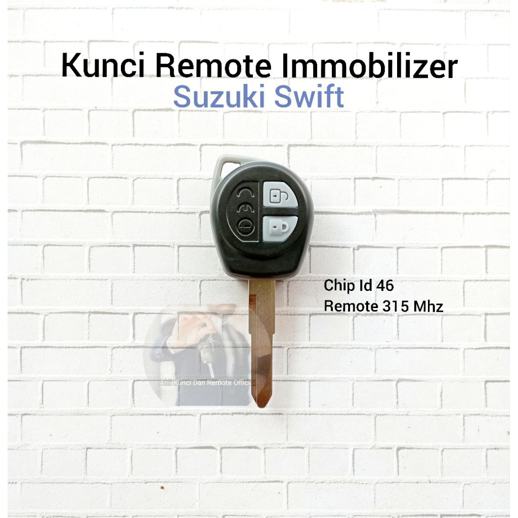 Kunci remote Immobilizer Suzuki Swift