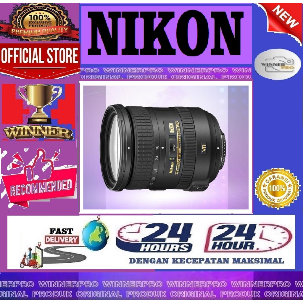 LENSA NIKON 18-200mm VR II