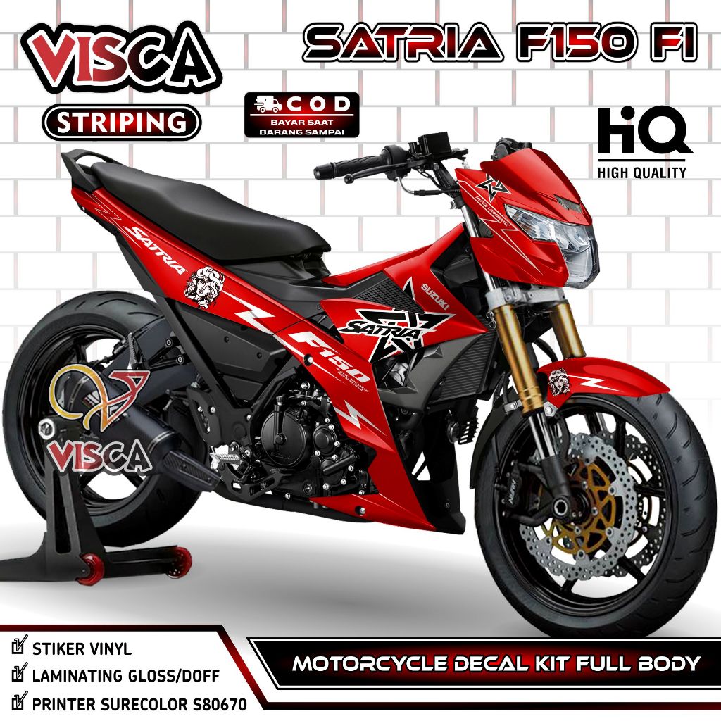 Decal Satria FU FI NEW Full Body - Stiker Satria FU FU FI NEW Full Body - Dekal Satria FU FU FI NEW 