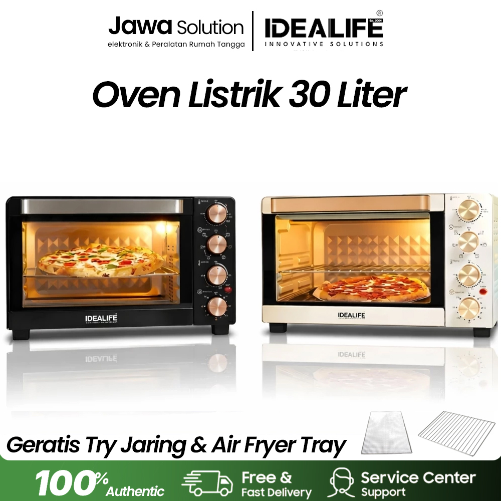 *KHUSUS INSTANT* OVEN LISTRIK IDEALIFE + MICROWAVE IDEALIFE IL 335/IDEALIFE IL 330 Oven Listrik Kapa
