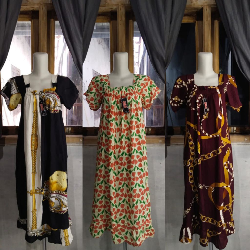 Daster Kekinian Daster Remaja Daster Fuzi Ruffle Daster Termurah