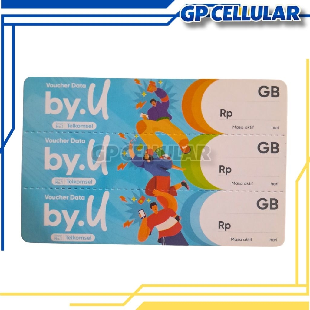 Voucher By.U by telkomsel Kosong inject NASIONAL