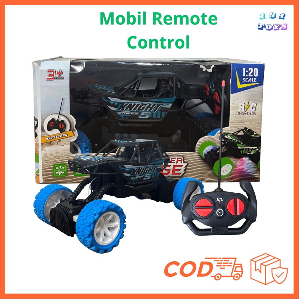 Mainan Mobil Offroad RC / Mobil Monster Warna Biru