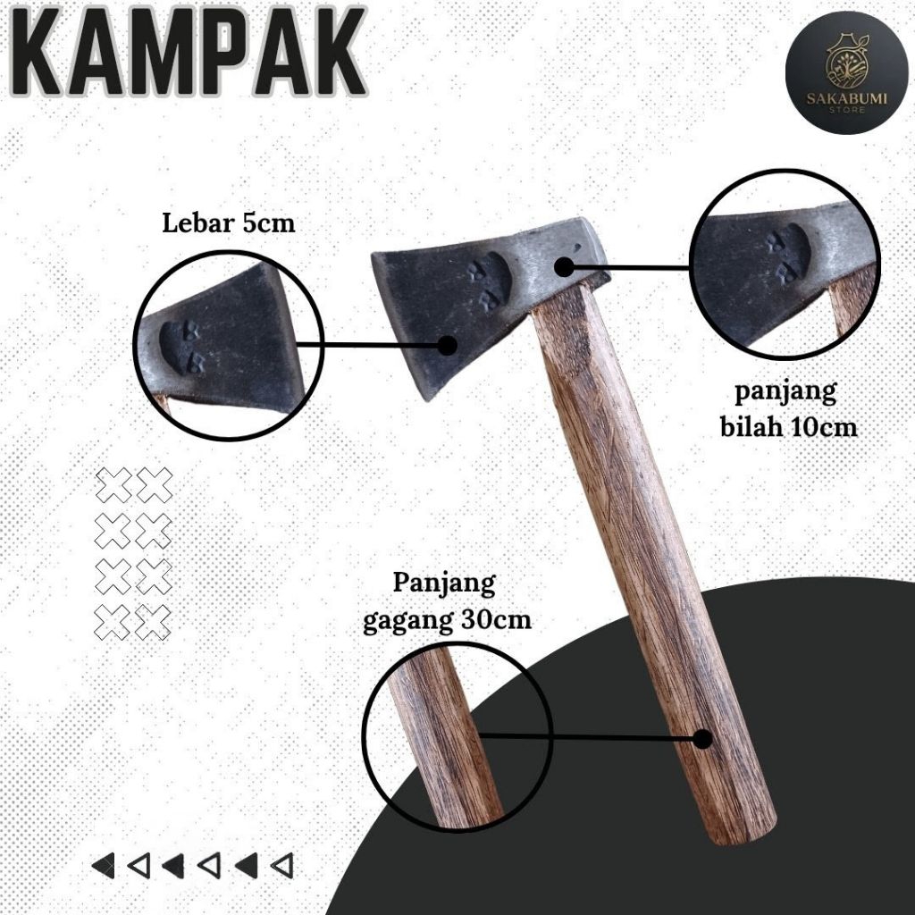 kapak besar baja asli kapak belah kayu