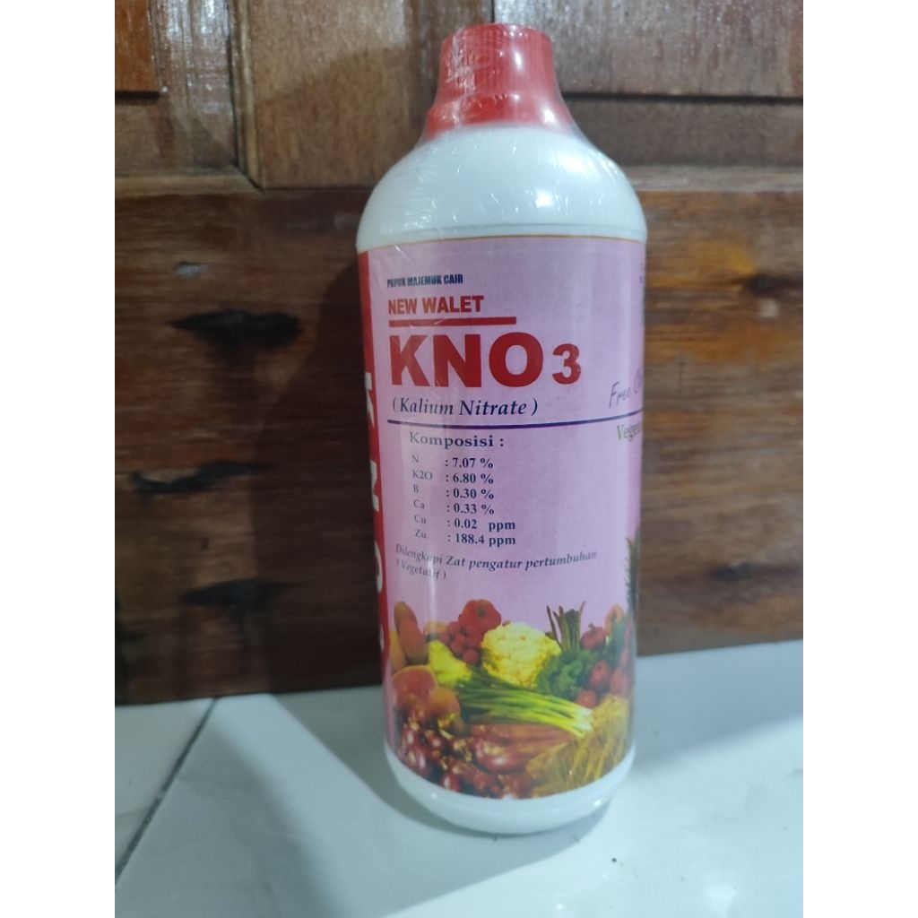KNO3 Merah Pupuk Cair KNO3 1Liter Pupuk Majemuk Cair Kalium Nitrate Vegetatif