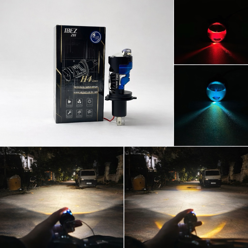 Lampu H4 Mini biled Ibez 202 - Utama Mini Biled H4 IBEZ 202 Laser Flat Cut off Laser