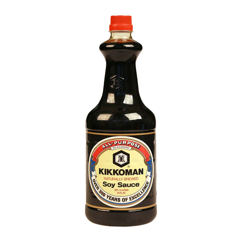 Kikkoman Soy Sauce Shoyu 1.6 Liter Kecap Asin - Rasa Asli Jepang, Kemasan Praktis, Bumbu Sushi Favor