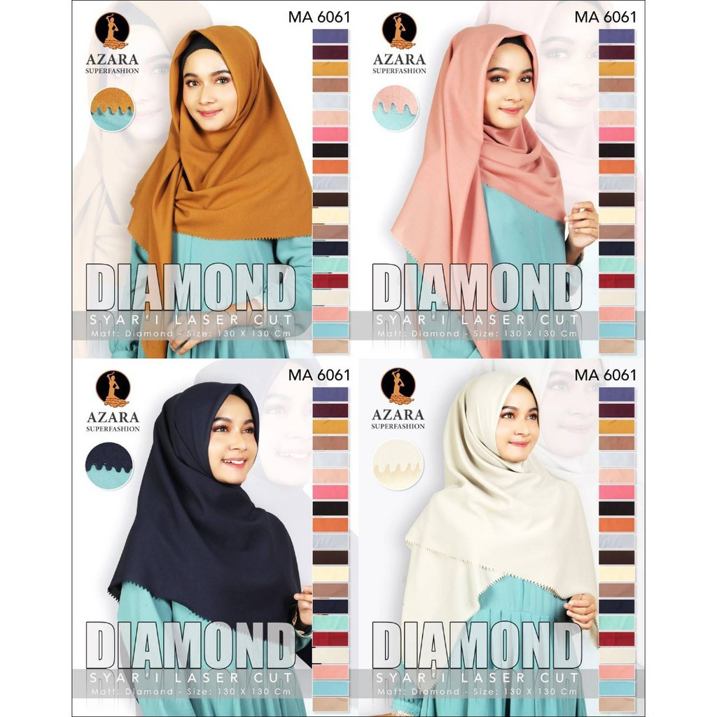Hijab Segi Empat Voal Waterproof Laser Cut | Jilbab Anti Air Tegak Rapi | Wanita Kekinian (MALAICA)