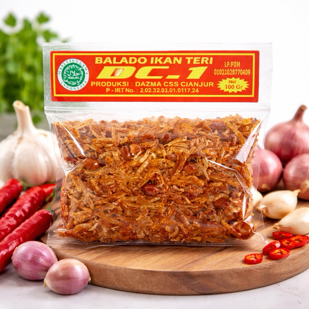 Balado Kentang Mustofa Ikan Teri DC-1 100gr